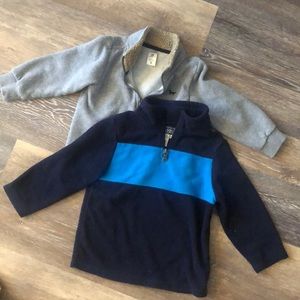 2 quarter zip sweaters. 3T